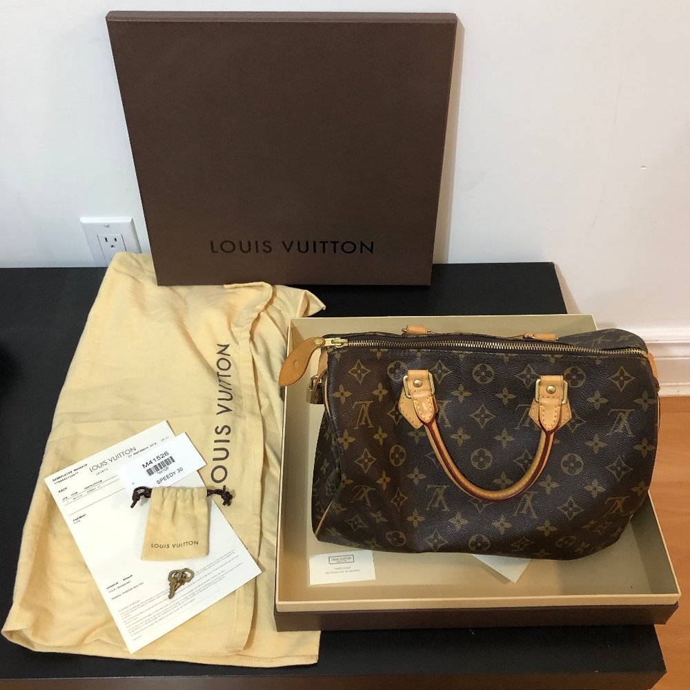 Speedy 30 Louis Vuitton Monogram Handbag